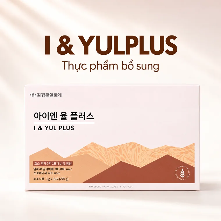 Hộp Enzyme KJM I&YUL PLUS 90 gói